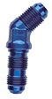 AN Male Bulkhead, 45 Degree